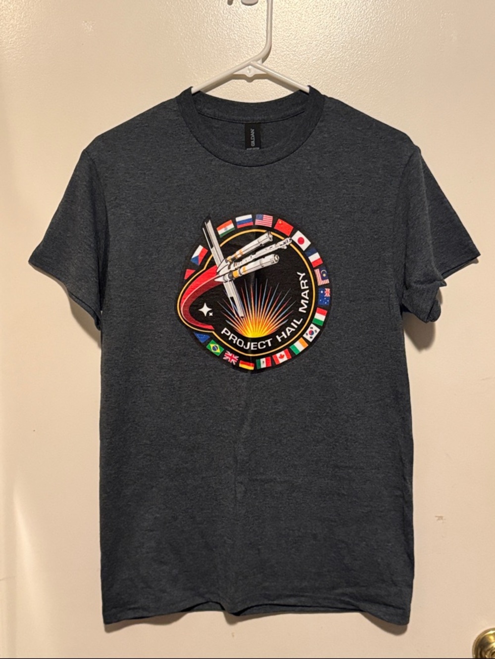Project Hail Mary Graphic Tee - Dark Heather Gray